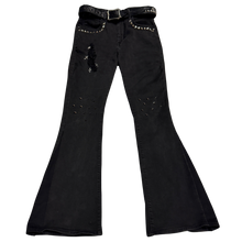 Load image into Gallery viewer, "Crucifix" Slim Fit Flared Denim (1/1)