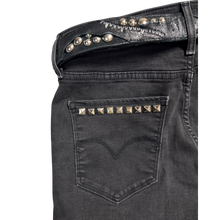 Load image into Gallery viewer, "Crucifix" Slim Fit Flared Denim (1/1)