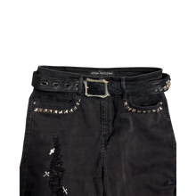Load image into Gallery viewer, "Crucifix" Slim Fit Flared Denim (1/1)