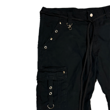 Load image into Gallery viewer, &quot;RPHL&quot; 3/4 Black Raver Cargos
