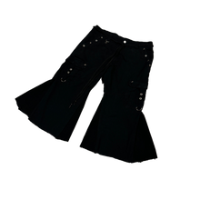 Load image into Gallery viewer, &quot;RPHL&quot; 3/4 Black Raver Cargos
