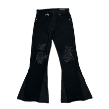 Load image into Gallery viewer, &quot;GBRL&quot; Pierced Flared Denim (1/1)
