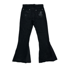 Load image into Gallery viewer, &quot;GBRL&quot; Pierced Flared Denim (1/1)
