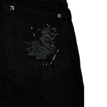 Load image into Gallery viewer, &quot;GBRL&quot; Pierced Flared Denim (1/1)
