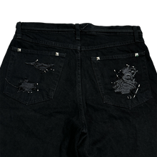 Load image into Gallery viewer, &quot;GBRL&quot; Pierced Flared Denim (1/1)
