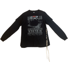 Load image into Gallery viewer, CORRPUT WORLD BLACK LAYERED TEE (1 of 1)
