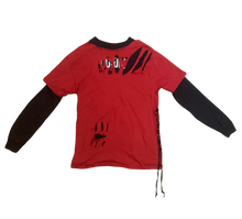 Load image into Gallery viewer, CORRPUT WORLD RED LAYERED TEE (1 of 1)
